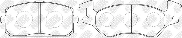 Brake Pad Set, disc brake (PN1134)