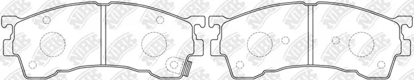 Brake Pad Set, disc brake (PN5239)