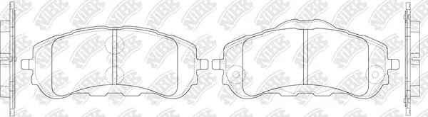 Brake Pad Set, disc brake (PN0042)