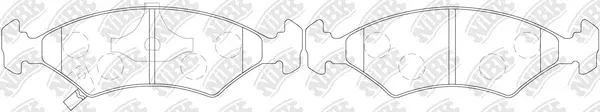 Brake Pad Set, disc brake (PN0051)