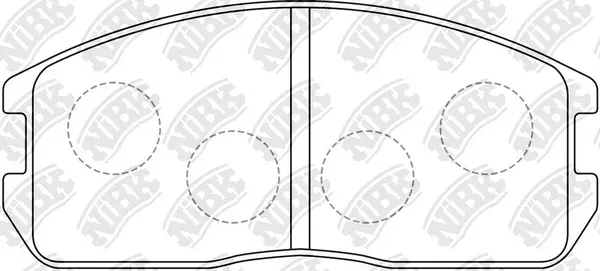 Brake Pad Set, disc brake (PN3089)