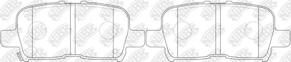 Brake Pad Set, disc brake (PN8803)