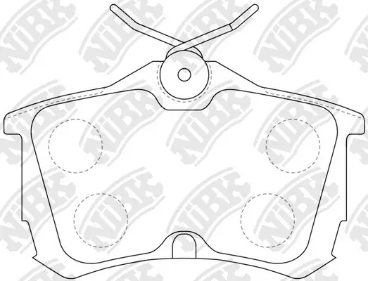 Brake Pad Set, disc brake (PN8109)