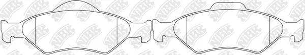 Brake Pad Set, disc brake (PN0140)