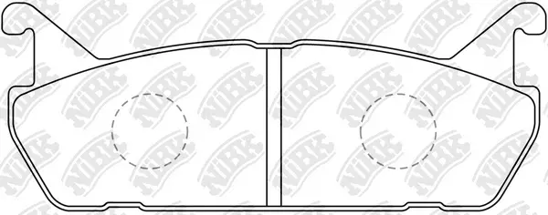 Brake Pad Set, disc brake (PN5198)