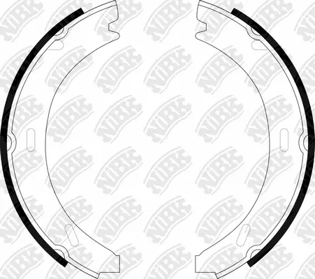 Brake Shoe Set, parking brake (FN0536)