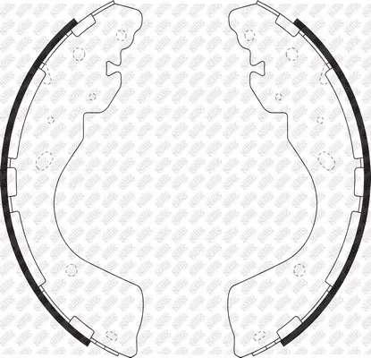 Brake Shoe Set (FN0637)
