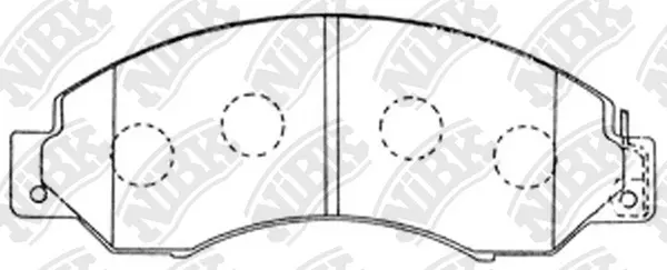 Brake Pad Set, disc brake (PN2368)