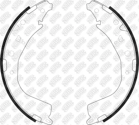 Brake Shoe Set (FN0686)