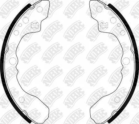 Brake Shoe Set (FN3347)