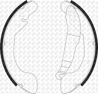 Brake Shoe Set (FN0613)