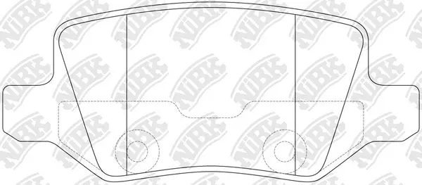 Brake Pad Set, disc brake (PN0214)