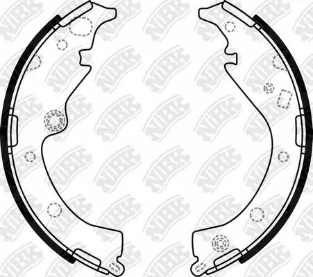 Brake Shoe Set (FN2371)
