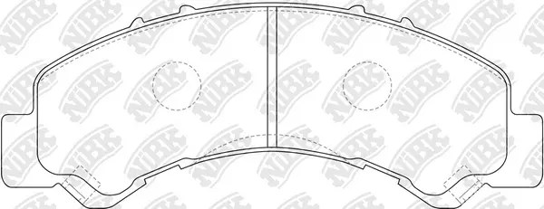 Brake Pad Set, disc brake (PN4543)