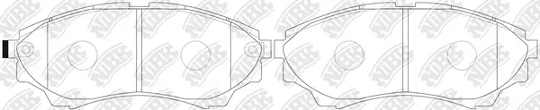 Brake Pad Set, disc brake (PN5800)