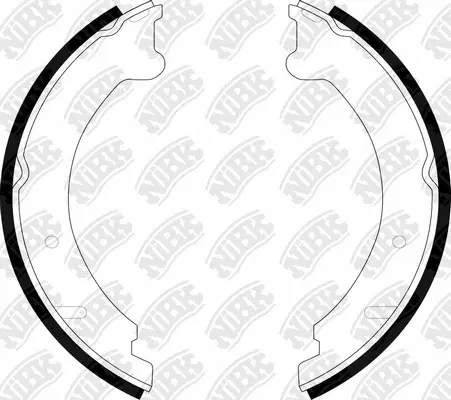Brake Shoe Set, parking brake (FN0552)