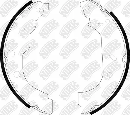 Brake Shoe Set (FN0549)
