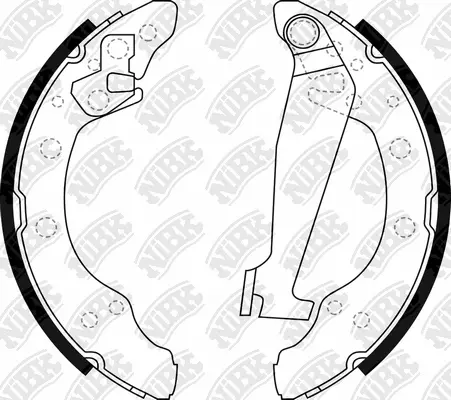 Brake Shoe Set (FN0534)