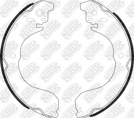 Brake Shoe Set (FN1264)