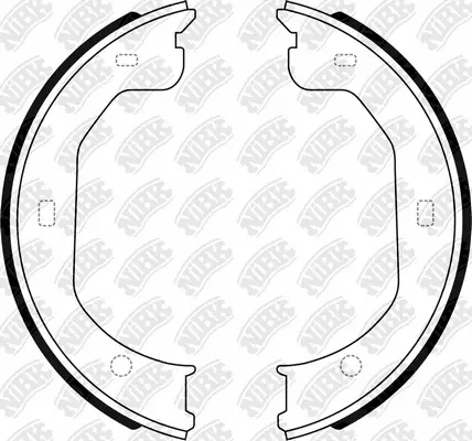 Brake Shoe Set, parking brake (FN0710)