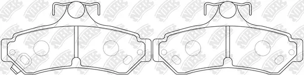 Brake Pad Set, disc brake (PN0829)