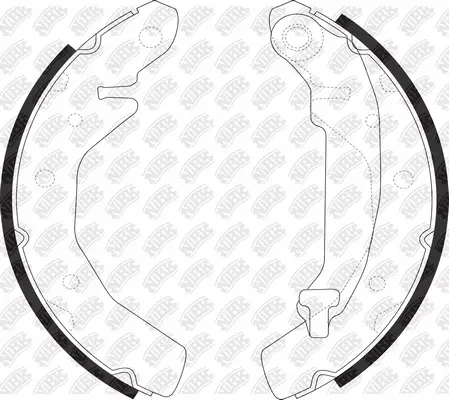 Brake Shoe Set (FN11821)