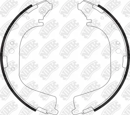Brake Shoe Set (FN1179)