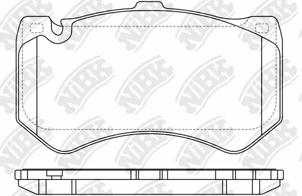 Brake Pad Set, disc brake (PN0745)