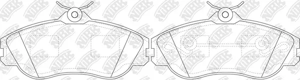 Brake Pad Set, disc brake (PN0252)