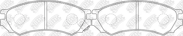 Brake Pad Set, disc brake (PN2188)