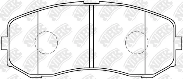 Brake Pad Set, disc brake (PN2802)