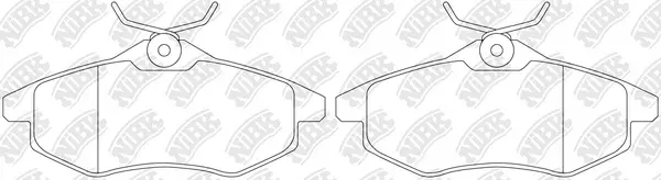 Brake Pad Set, disc brake (PN0207)