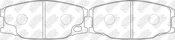 Brake Pad Set, disc brake (PN3407)