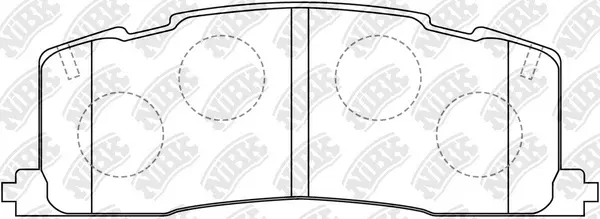 Brake Pad Set, disc brake (PN1274)
