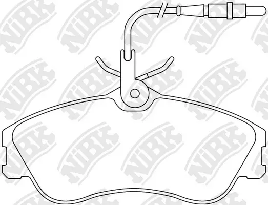 Brake Pad Set, disc brake (PN0173W)