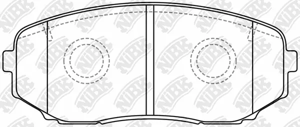 Brake Pad Set, disc brake (PN5561)