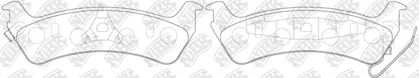 Brake Pad Set, disc brake (PN0081)