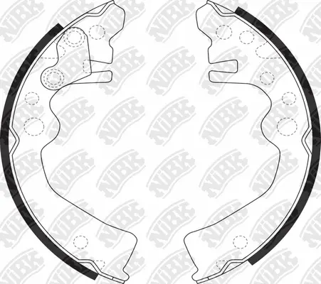 Brake Shoe Set (FN1261)