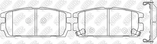 Brake Pad Set, disc brake (PN0098)