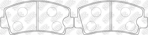 Brake Pad Set, disc brake (PN5024)