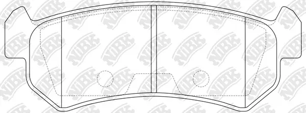 Brake Pad Set, disc brake (PN0376)