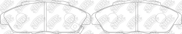 Brake Pad Set, disc brake (PN8223)