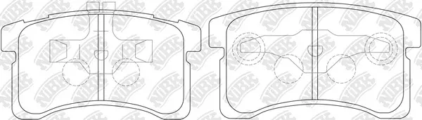 Brake Pad Set, disc brake (PN6451)