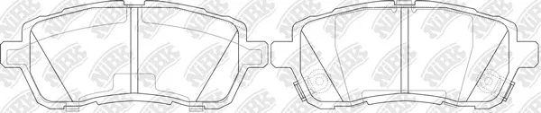 Brake Pad Set, disc brake (PN5544)
