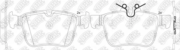 Brake Pad Set, disc brake (PN0575)