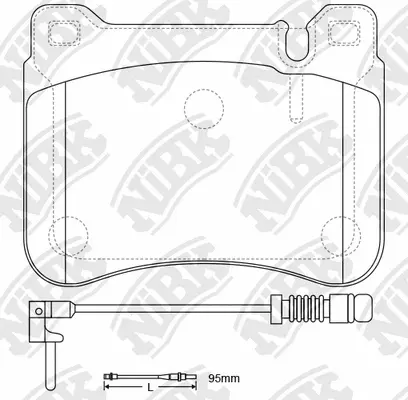 Brake Pad Set, disc brake (PN0037W)