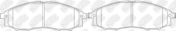 Brake Pad Set, disc brake (PN0372)