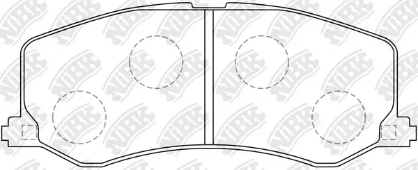Brake Pad Set, disc brake (PN9208)