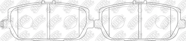 Brake Pad Set, disc brake (PN5813)