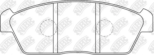Brake Pad Set, disc brake (PN9378)
